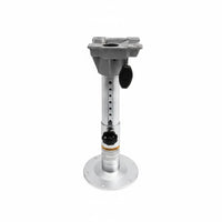 Adjustable Boat Seat Pedestal Aluminum Alloy Manual Lift Seat 360-Degree Rotating Base Degree Swivel Marine Hardware for Yacht