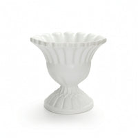 Floral Vase with Pedestal Fluted Decorative Vase Classic for Weddings, Florists