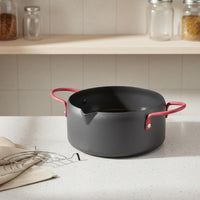 Japanese Battered Fryer Pot Easy to Clean Japanese Battered Frying Pot Kitchen Cookware Anti-Scald Handles Kitchenware