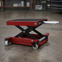 Lift Jack Swivel Casters Motorcycle Lift Jack Rectangular Base for Mechanics
