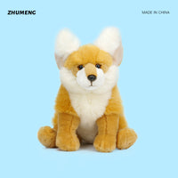 Plush Fennec Fox Toy - Realistic, Soft, for Kids 4-6 Years