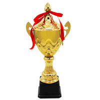 Metal Trophy for Students, Dance, Basketball, Football, Customizable with Gold Foil Lettering