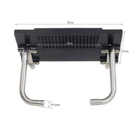 Universal Fit Outboard Engine Bracket Easy to Install Inflatable Boat Engine Bracket Sturdy Watercraft Accessory Portable for Recreation