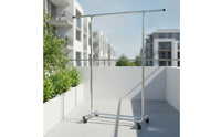 Freestanding Rolling Drying Rack Heavy Duty Clothes Rack with Wheels Space-Saving Furniture Sturdy for Laundry Room