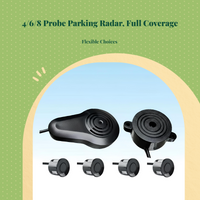 Ultrasonic parking radar, voice alerts