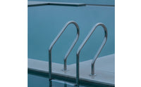 Three-Step Pool Ladder Drill Stainless Steel Pool Ladder Easy to Install for in-Ground Pools