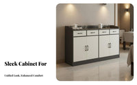 Buffet Cabinet with Storage Console Cabinet Freestanding Pantry Cabinet Kitchen Storage Cabinet Scratch-resistant Finish Suitable for Home Dining Room Living Room