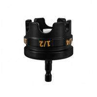 Nut Socket Wrench Adapter Black Finish Hex Shank Socket Adapter Gold Markings