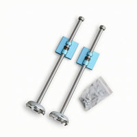 2 Pieces Detachable Telescopic Support Legs with Hardware Heavy Duty Fishing Box Legs Stable Stabilizer Leg Professional for Anglers