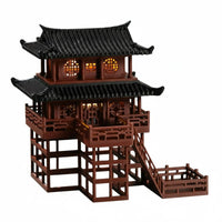 Waterproof Miniature Scene House Intricate Details Aquarium Accessory