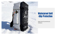Colorful Waterproof Ski Board Bag, Multi-Compartment Winter Gear Backpack, Helmet Holder, Double Shoulder Straps, Custom