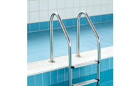 Stainless Steel Pool Ladder Non-Slip Pool Ladder with Handrails Installation without Holes for Homeowners, in-Ground Pools