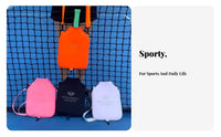 Racket Paddle Bag Stylish Crossbody Pickleball Bag Lightweight Single Strap Sports Backpack for Women, Outdoor, Travel