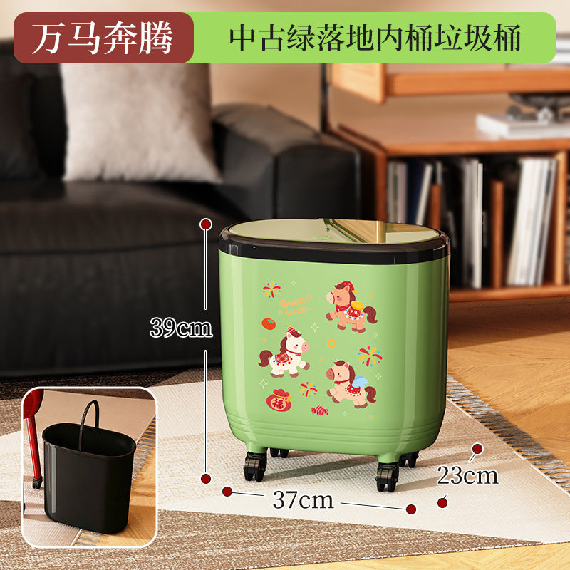 Green / Horses Inner Bin