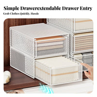 Stackable Clothing Separator Space Saving Stackable Pull-extractable container for property owners