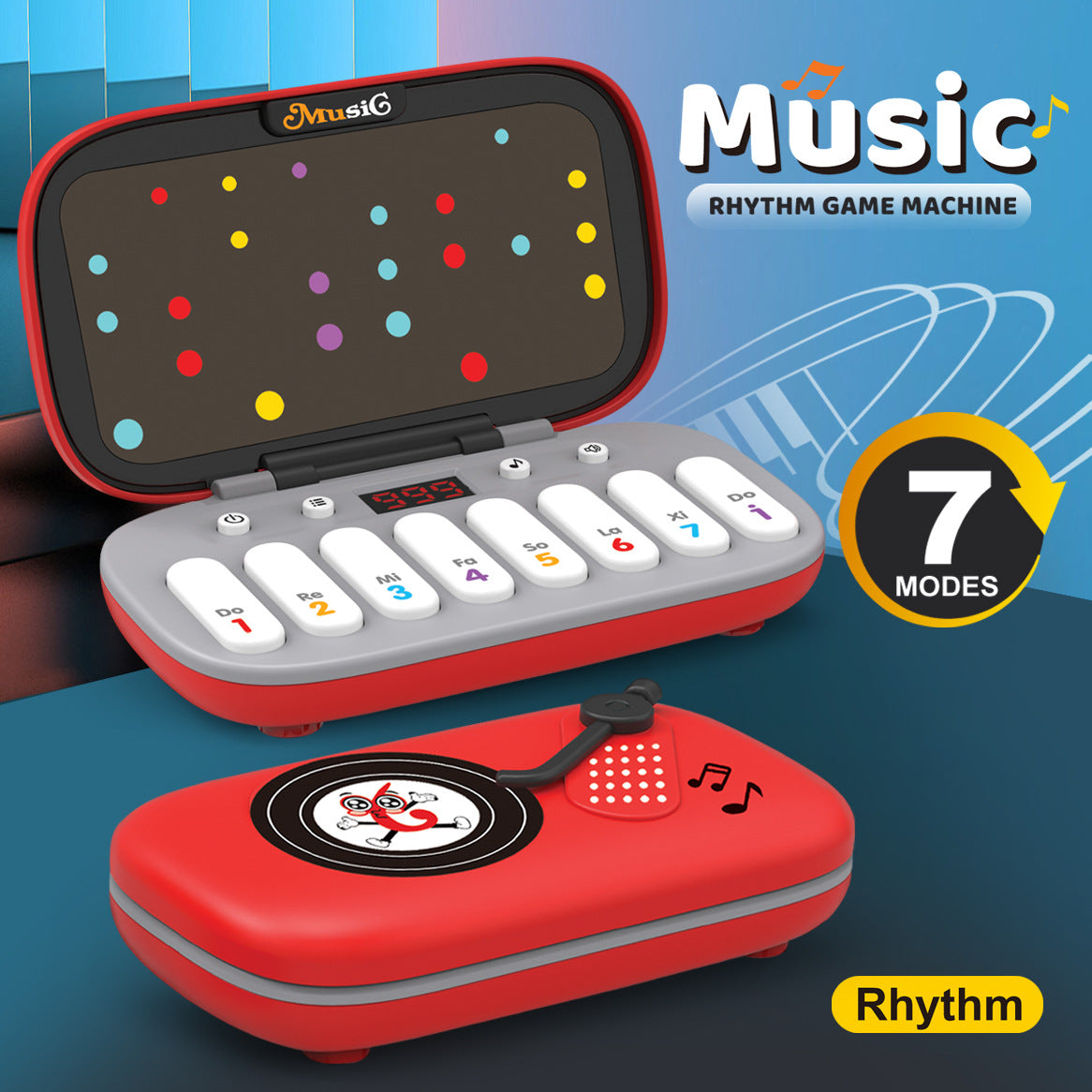 Mini Electronic Keyboard Piano Toy for Kids, Multifunctional Music Educational Toy