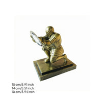 Knight Pen Holder Decorative Armored Knight Desk Ornament Gift Idea