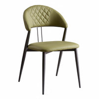 Upholstered Shell Chair Nordic Appearance Accent Furniture Light Luxury Stylish Easy Assembly for Homeowners, Kitchen