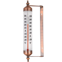 Garden Thermometer Vertical Outdoor Thermometer No Battery for Patio, Greenhouse