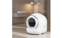 Enclosed Self-Cleaning Litter Box with App Control Anti-Scatter Self-Cleaning Litter Box with Waste Drawer Easy to Maintain for Cat Owners, Indoor, Apartments