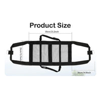 Heavy Duty Nylon Lamb Weighing Sling Adjustable Straps Livestock Scale Sling Strong Buckle Livestock Lifting Harness Breathable Mesh for Farmers, Veterinarians, Farm, Veterinary Medical Facility