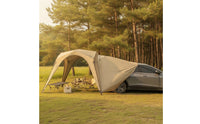 Dome-Style Car Rear Tent Automatic Car Side Awning Enclosed Suv Tailgate Tent Quick Setup for Camping