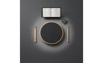 Black Striking Surface Quiet Drum Pad Beige Rim 12-Inch Drum Pad Hand Feel Music Accessory Portable