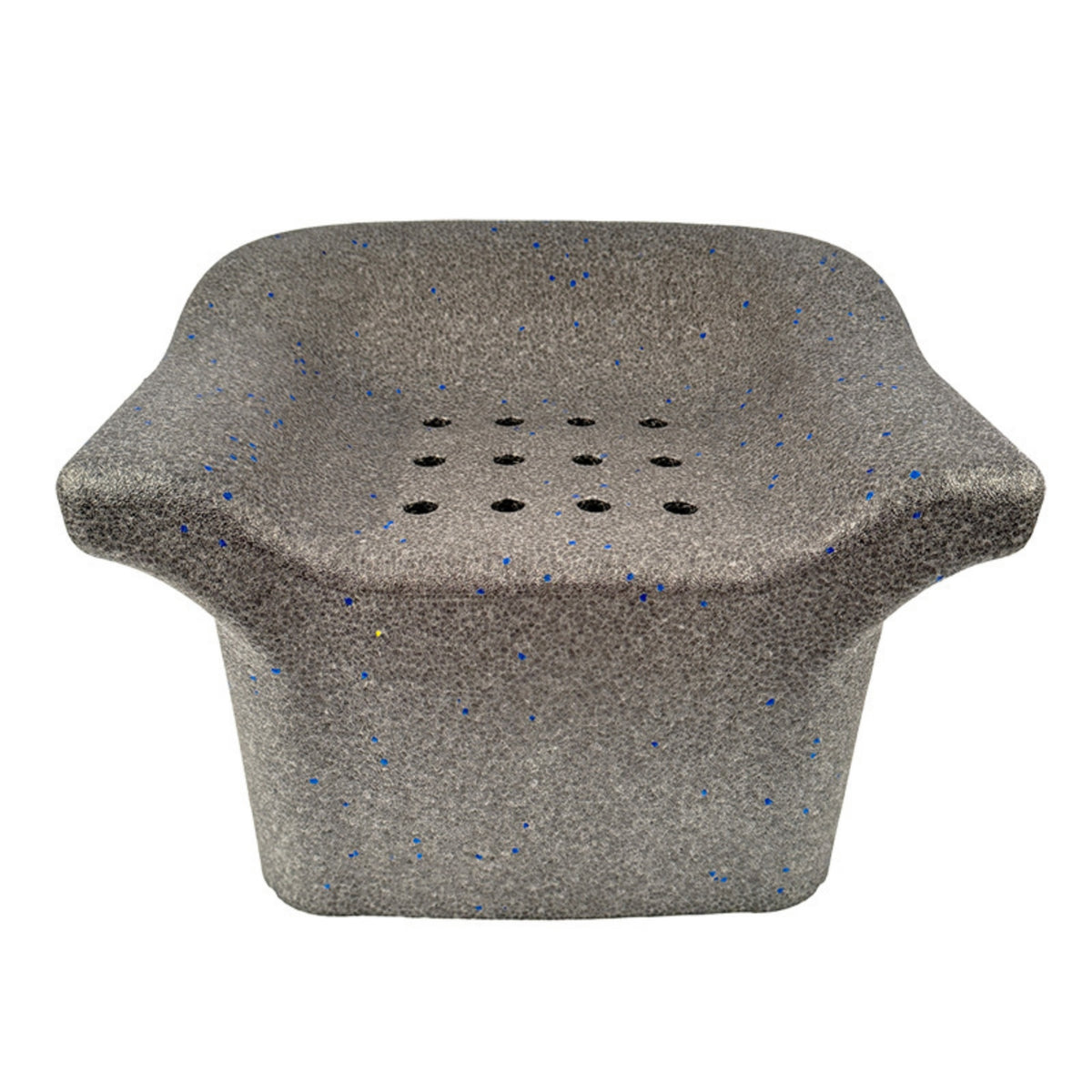 Shower Stool with Drainage Holes Portable Foam Shower Stool Non-Slip Bath Seat for Seniors, Young Children