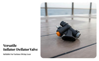 Nylon Construction K-Type Inflator Valve Standard 1 Inch Connection Underwater BCD Inflator Deflator CE EN1809 Certified Underwater Multi-Tool Wrench Sturdy Materials for Divers, Dive Professionals, Underwater Hobbyists