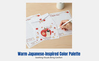 Fruit Teddy Postcard Set, Cute Envelope, Letter Paper, Creative Handwritten Greeting Card, Encouragement, Confession