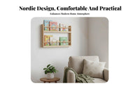 Wall-Mounted Book Display Multi-Tier Household Storage Space-Saving for Students