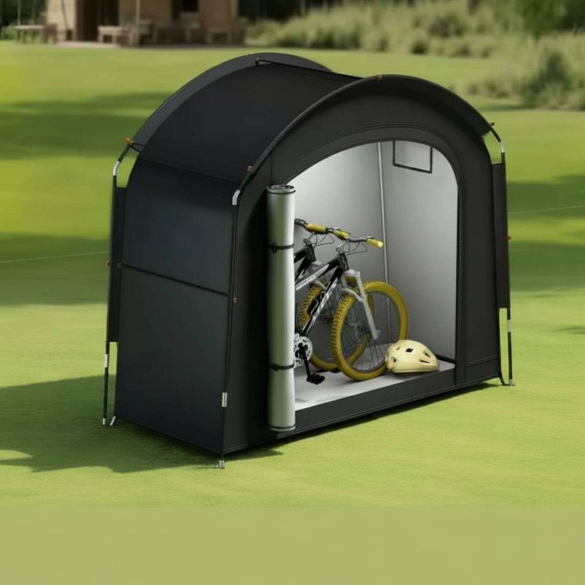 Portable Outdoor Bike Storage Tent Easy to Set up for Long-Distance Riders