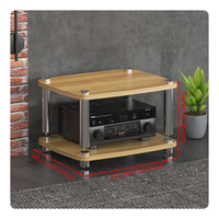 Audio Equipment Rack Vibration Reduction Shock Absorbing Amplifier Cabinet Heavy Duty Home Theater Equipment Rack for Audiophiles, KTV