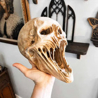Gothic Style Resin Skull Statue Ornament
