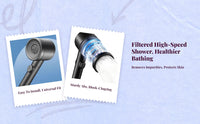 High-pressure detachable shower head