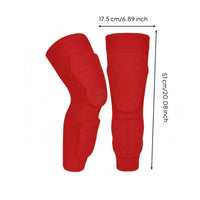 Breathable Knee and Shin Guard Stretchy Children's Knee Guard Contoured Fit Sports Gear Non-Slip