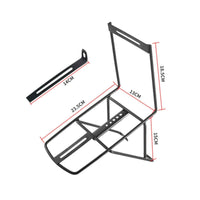 High Load Capacity Two-Wheeler Front Cargo Rack Heavy Duty Mountain Bike Front Rack Easy Installation for Commuters, Bikepacking, Commuting