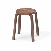 Round Stacking Stool Sturdy Construction Stackable Wooden Stool Versatile Use