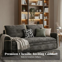 Double-Use-Use Design Folding Couch Bed Space-Saving Pull-out Sofa Bed Easy Conversion 3 in 1 Sleeper Sofa Adjustable Backrest for Apartment Dwellers, Office Workers, Homeowners, Small Areas, Bedroom