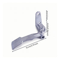 Aluminum Tire Changer Pedal Plate Easy to Install Pedal Plate with Bracket Grippy Lightweight for Auto Repair Shops
