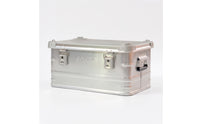 Heavy-Duty Aluminum Storage Box Sturdy Camping Storage Box Portable Metal Cargo Case Large Capacity for Overlanders, Outdoor Enthusiasts