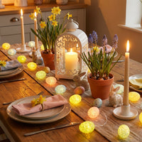Easter Egg Battery Operated LED Egg Lights Multi-Color Holiday Lighting for Families, Party Hosts, Bedroom, Garden, Wall Decoraterate R
