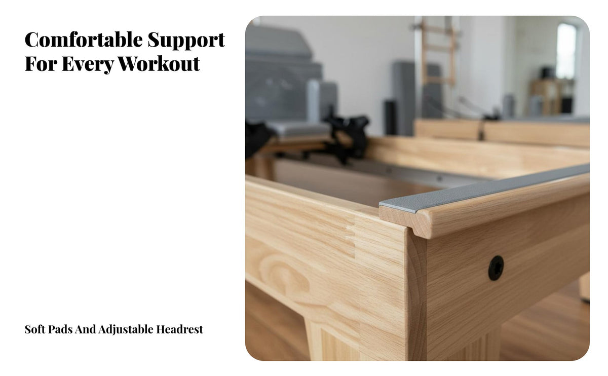 Pilates Core Bed Adjustable Resistance Pilates Reformer Multifunctional Reformer Exercise Machine for Beginners, Advanced Users, Gym