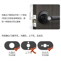 三杆执手锁锌合金室内门锁静音锁跨境锁三杆式执手锁卫生间门锁