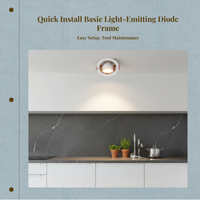 Adjustable GU10 LED Downlight Housing