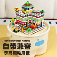 多功能收纳凳家用儿童毛绒玩具娃娃积木收纳箱加厚储物凳玩具凳