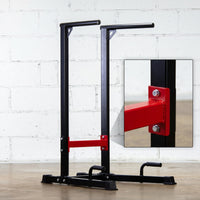 Bar Frame Floor-Standing Parallel Poles with Cross Brace Stable Stands for Fitness Enthusiasts, Athletes, Home Gym