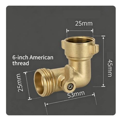 Ball Valve Hose Connector Quick Connect Plumbing Hardware Long-Lasting