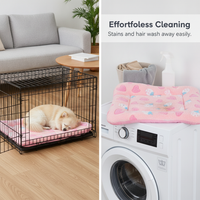 Pet Sleeping Mat for Cats and Dogs, All Seasons, Thickened Warm Cotton Pad