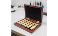 Wooden Wind Plate Case 6 Wind Plate Storage Box Holder for Instrumentalists